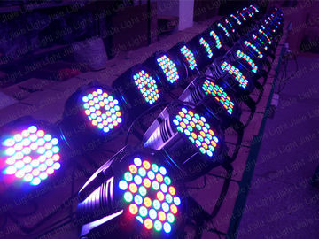 36pcs 3W आरजीबी 3CH / 7CH DMX के par सकते स्टेज शो / डीजे / डिस्को के लिए रोशनी