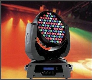 डीजे स्टेज प्रकाश Rgbw धोने के नेतृत्व में चलती सिर प्रकाश 3w Dmx512 108pcs
