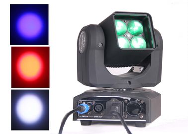 न्यू 4pcs 10W 4in1 एलईडी मिनी हेड लाइट धो ज़ूम लाइट डीजे लाइट्स चल रहा है