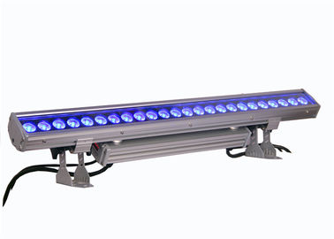 हाई पावर 24pcs RGBW एलईडी दीवार धो प्रकाश IP65 110-240V 50-60 हर्ट्ज