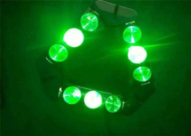 DMX512 100W स्पाइडर बीम सिर प्रकाश चल रहा है 9 प्रमुखों रोशनी एसी 110-240V 50-60 हर्ट्ज