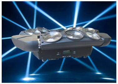 DMX512 100W स्पाइडर बीम सिर प्रकाश चल रहा है 9 प्रमुखों रोशनी एसी 110-240V 50-60 हर्ट्ज