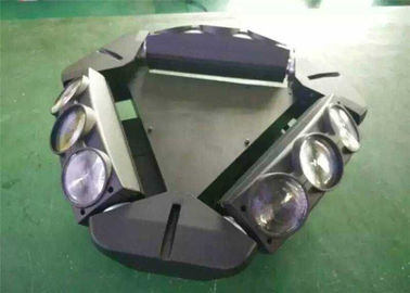 DMX512 100W स्पाइडर बीम सिर प्रकाश चल रहा है 9 प्रमुखों रोशनी एसी 110-240V 50-60 हर्ट्ज