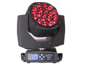 बी आई एलईडी हेड ज़ूम घटना प्रकाश 19pcs 12W RGBW 4 in1