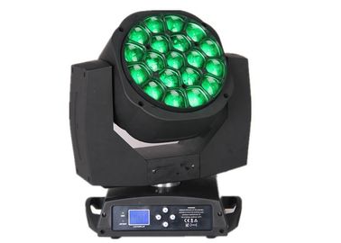 बी आई एलईडी हेड ज़ूम घटना प्रकाश 19pcs 12W RGBW 4 in1
