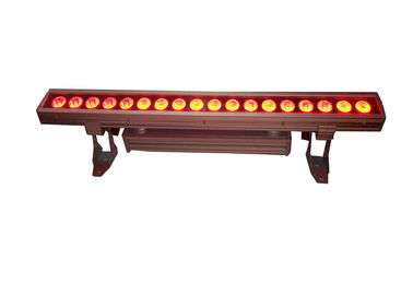 उच्च लुमेन 6 1 एलईडी दीवार धो प्रकाश 18pcs एक्स 18W निविड़ अंधकार में