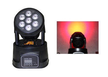 7pcs RGBW स्टेज 80W छुट्टी सिर चलती रोशनी बीम कोण 10 डिग्री