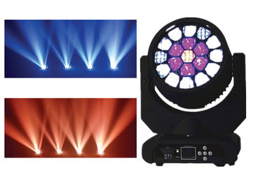 RGBW 4 in1 हेड लाइट एसी 110-240V 50-60 हर्ट्ज DMX512 RoHs चल रहा है एलईडी