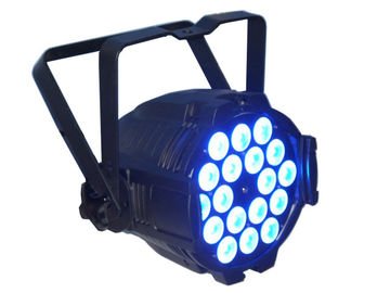 ध्वनि सक्रिय रंगीन डीजे हेड लाइट्स चल रहा है, DMX 512 एलईडी par सकते प्रकाश