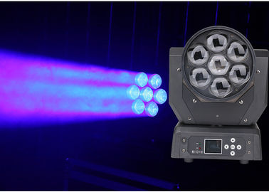 पूर्ण रंग हेड डीजे स्टेज लाइट 22/50 सीएच DMX512 7 * 20W एलईडी स्पॉट दीपक चल रहा है एलईडी