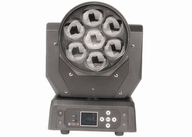 पूर्ण रंग हेड डीजे स्टेज लाइट 22/50 सीएच DMX512 7 * 20W एलईडी स्पॉट दीपक चल रहा है एलईडी