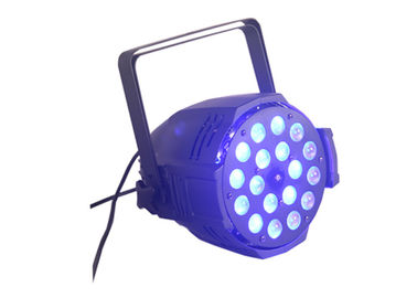 RGBWA 18pcs एलईडी par सकते रोशनी 300W 6/10 चैनल धो बराबर प्रकाश