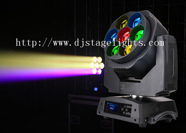 7 टुकड़े प्रमुख DMX 200W एलईडी बीम चलती के साथ सिर डीजे स्टेज सजावट रोशनी चल रहा है