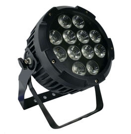 आईपी65 12pcs * 12W 4 एल्यूमीनियम मरो-कास्ट आवास के साथ 1 आरजीबीडब्ल्यू आउटडोर एलईडी बराबर में