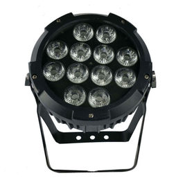 आईपी65 12pcs * 12W 4 एल्यूमीनियम मरो-कास्ट आवास के साथ 1 आरजीबीडब्ल्यू आउटडोर एलईडी बराबर में