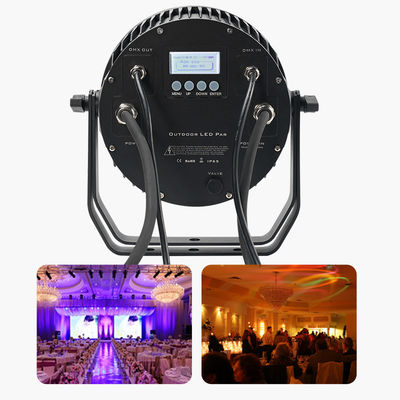 18pcs 12W IP65 वाटरप्रूफ आउटडोर एलईडी Par For Events RGBWA यूवी 6in1