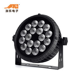 18x18w RGBWA UV 6 इन 1 एलईडी फ्लैट पैर लाइट हाई ब्राइटनेस DMX कंट्रोल