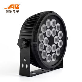 18x18w RGBWA UV 6 इन 1 एलईडी फ्लैट पैर लाइट हाई ब्राइटनेस DMX कंट्रोल
