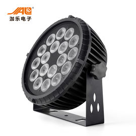 18x18w RGBWA UV 6 इन 1 एलईडी फ्लैट पैर लाइट हाई ब्राइटनेस DMX कंट्रोल