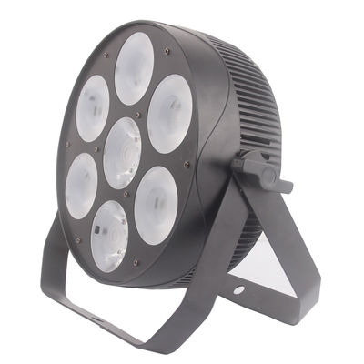 एलुम्लियम DMX512 7PCS 30W 4 इन 1 एलईडी बराबर कैन लाइट्स