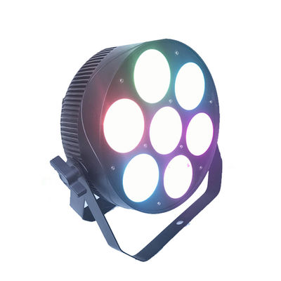 एलुम्लियम DMX512 7PCS 30W 4 इन 1 एलईडी बराबर कैन लाइट्स