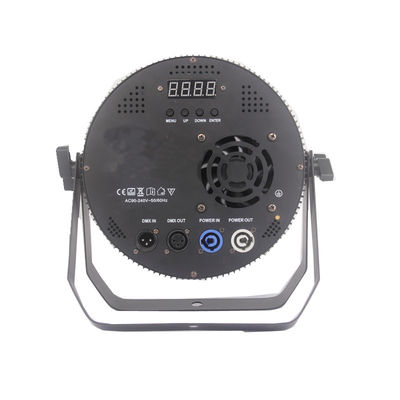 एलुम्लियम DMX512 7PCS 30W 4 इन 1 एलईडी बराबर कैन लाइट्स