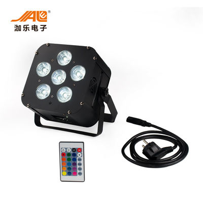 शादी के लिए Wifi बैटरी 6x18w Rgbwa Uv 6 1 वायरलेस LED Par Cans में