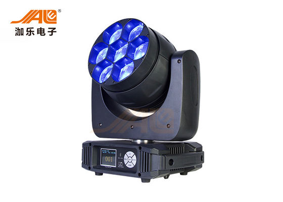 7 * 40W मूविंग जूम RGBW LED स्टेज लाइट्स 350 ° रोटेशन