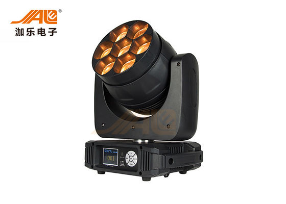 7 * 40W मूविंग जूम RGBW LED स्टेज लाइट्स 350 ° रोटेशन