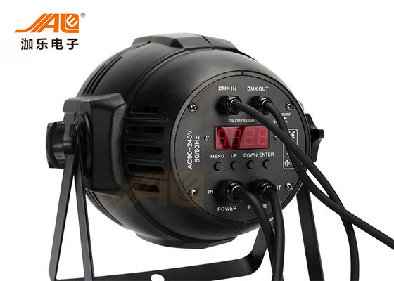 54 x 3W RGBW निविड़ अंधकार एलईडी PAR डिब्बे आउटडोर घटना स्टेज प्रकाश 8CH / 4CH DMX512