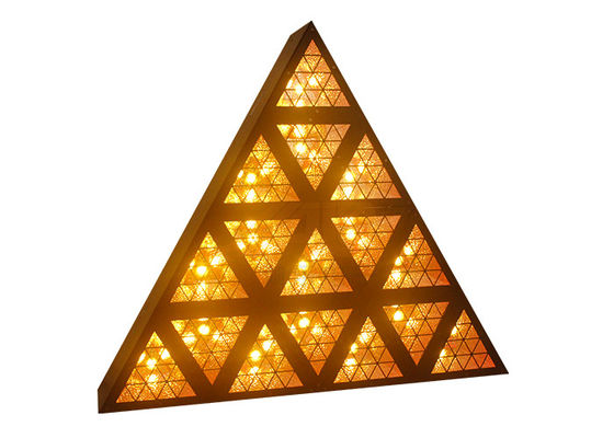 IP20 त्रिभुज 16x30W RGB इवेंट बैकग्राउंड इफेक्ट डीजे स्टेज लाइट्स