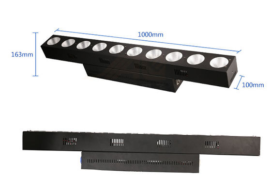 स्टेज के लिए 8 चैनल 10x10W COB RGB LED वॉल वॉशर लाइट