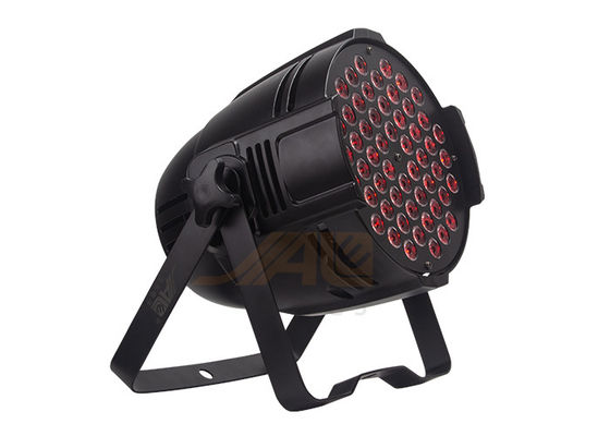 54x3w RGBW 3 IN 1 LED Par कैन लाइट्स 100% इलेक्ट्रॉनिक डिमिंग