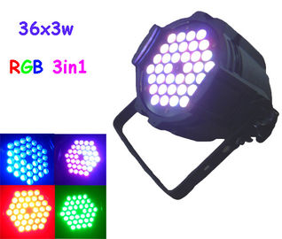 1 LED PAR सकते लाइट्स डीजे / डिस्को / नाइटक्लब एलईडी प्रकाश फिक्स्चर में 36pcs 3W आरजीबी 3