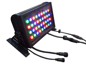 36 * 3W DMX नियंत्रक के साथ पूर्ण रंग निविड़ अंधकार आरजीबी एलईडी दीवार वॉशर