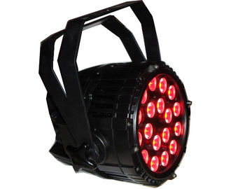 उच्च लुमेन एलईडी Par18x10w RGBW 4in1 IP65 निविड़ अंधकार Par प्रकाश स्टेज रोशनी