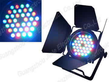 DMX 512 Barndoor 36 x 3W आरजीबी एलईडी PAR 64 एलईडी पिन स्पॉट मल्टी बराबर रोशनी स्टेज सकते हैं