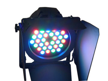 DMX 512 Barndoor 36 x 3W आरजीबी एलईडी PAR 64 एलईडी पिन स्पॉट मल्टी बराबर रोशनी स्टेज सकते हैं