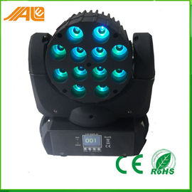 12 x 10W RGBW 4in1 डीजे स्टेज सिर धोने एलईडी उच्च चमक चल रहा है