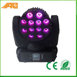 12 x 10W RGBW 4in1 डीजे स्टेज सिर धोने एलईडी उच्च चमक चल रहा है