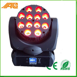 12 x 10W RGBW 4in1 डीजे स्टेज सिर धोने एलईडी उच्च चमक चल रहा है