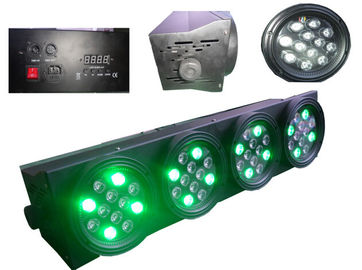लंबे समय तक 48pcs 3w Rgb डिस्को मंच अँधेरी लाइट्स / डीजे एलईडी पट्टी रोशनी