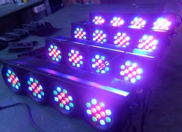 लंबे समय तक 48pcs 3w Rgb डिस्को मंच अँधेरी लाइट्स / डीजे एलईडी पट्टी रोशनी