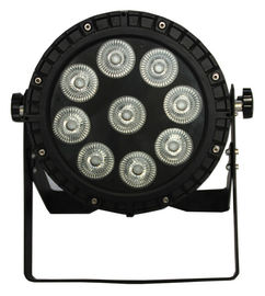IP65 10W 9pcs RGBW 4in1 आउटडोर निविड़ अंधकार नेतृत्व में बराबर कर सकते हैं 64 छह इंद्रधनुष प्रभाव के साथ