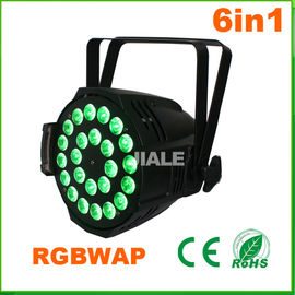 6in1 LED PAR डीजे मंच रोशनी / DMX नेतृत्व में बराबर प्रकाश इंडोर संसद 15W Rgbwa यूवी 24pcs कर सकते हैं
