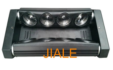 DMX512 RGBW 4in1 8 आंखें स्पाइडर बीम एलईडी हेड लाइट / घूर्णन स्टेज लाइट चल रहा है