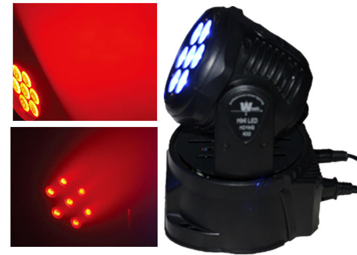 7pcs RGBW स्टेज 80W छुट्टी सिर चलती रोशनी बीम कोण 10 डिग्री