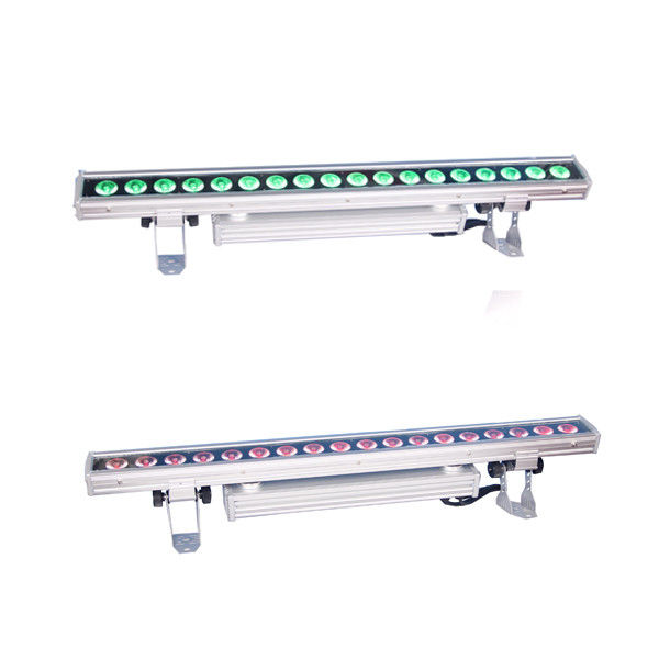 18pcs 15w एलईडी दीवार वॉशर लाइट 9 Ch IP65 DMX512 आउटडोर प्रकाश सजावट के लिए