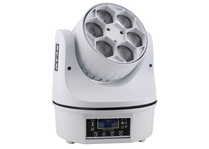 6 X15w RGBW बी सिर एलईडी डिस्को प्रकाश उच्च चमक 110 चल रहा है - 240V ध्वनि Actived