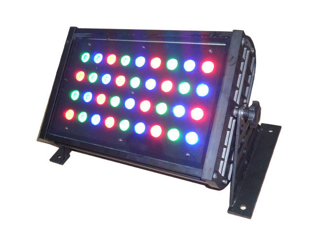 36 * 3W DMX नियंत्रक के साथ पूर्ण रंग निविड़ अंधकार आरजीबी एलईडी दीवार वॉशर